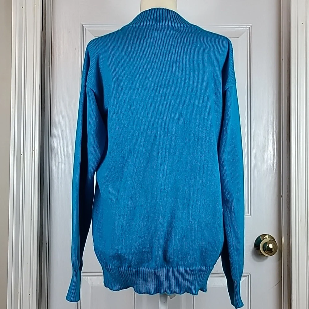 Handknit Mock Neck Sweater - Picture 4 of 9